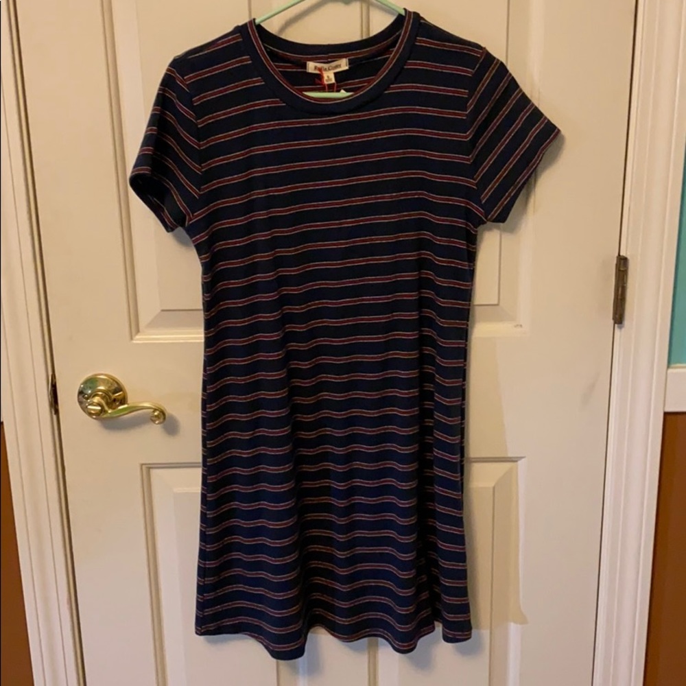 Small Striped T-shirt Dress